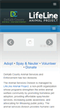 Mobile Screenshot of dekalbanimalservices.com